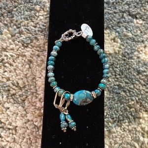 Crazy Lace Beaded Bracelet and Earrings